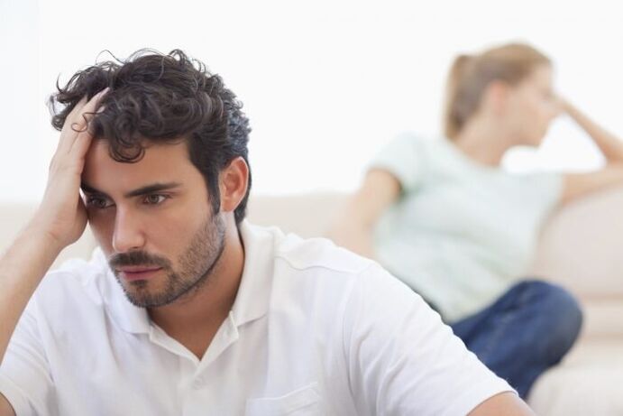 Douleur chez un homme atteint de prostatite