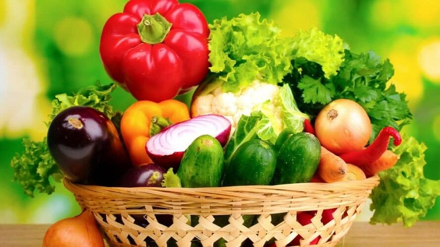 Légumes pour la prévention de la prostatite
