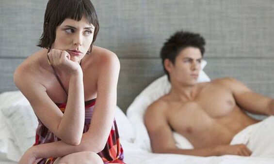 Absence de relations sexuelles avec prostatite chez un homme